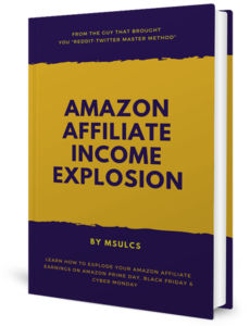 Amazon Affiliate Income Explosion Thumbnail