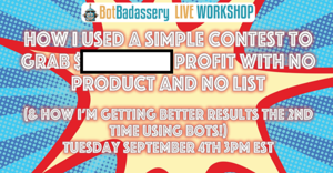 Contest Workshop ($XXX,XXX.XX PROFIT WITH NO PRODUCT AND NO LIST) Thumbnail