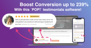 Let's 'POP' your boring testimonials and boosts your conversion up to 239% with this software! Thumbnail
