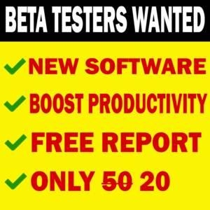 Thumbnail of [NEW SOFTWARE] Beta Testers Wanted + Get FREE *Productivity Secrets* Report!.
