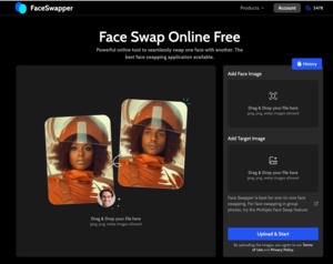 Thumbnail of Faceswapper.ai is for sale.